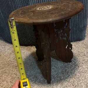 Carved Decorative Stool